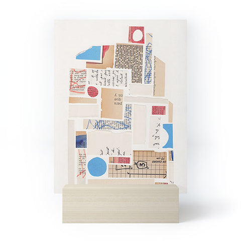 Alisa Galitsyna Abstract Mixed Media Collage 1 Mini Art Print