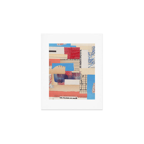 Alisa Galitsyna Abstract Mixed Media Collage 2 Art Print