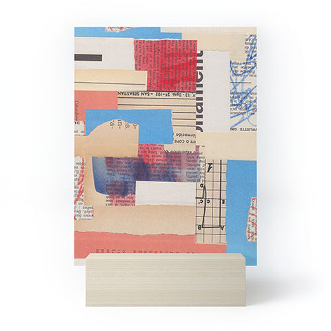 Alisa Galitsyna Abstract Mixed Media Collage 2 Mini Art Print