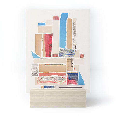 Alisa Galitsyna Abstract Mixed Media Collage 3 Mini Art Print