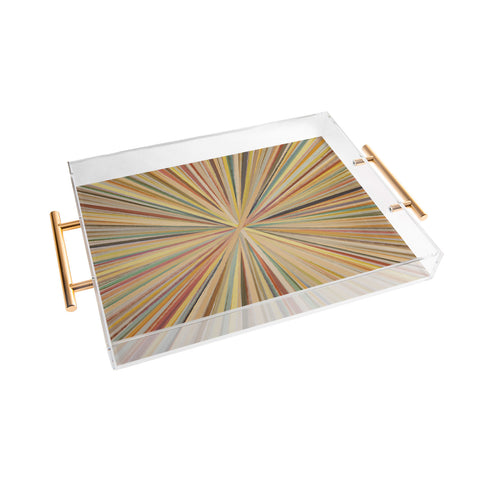 Alisa Galitsyna Abstract Pastel Bloom Acrylic Tray