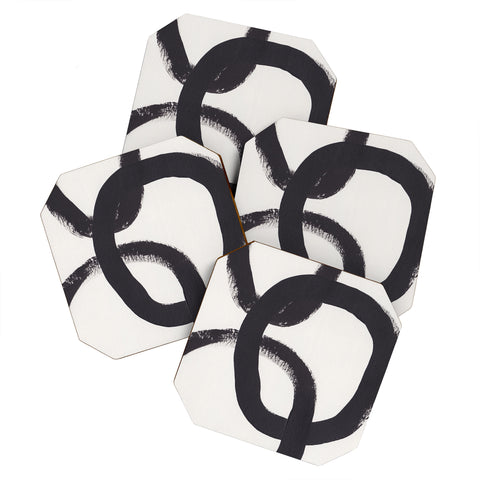 Alisa Galitsyna Acrylic Circles Coaster Set