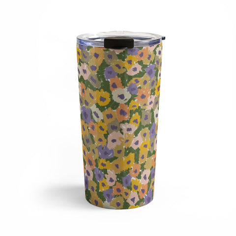 Alisa Galitsyna Blooming Garden Green Purple Travel Mug