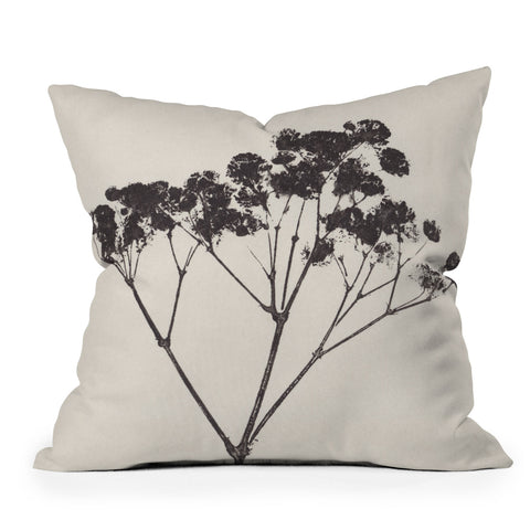 Alisa Galitsyna Blooms of Gypsophila 1 Outdoor Throw Pillow