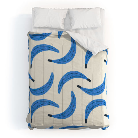 Alisa Galitsyna Blue Bananas Comforter
