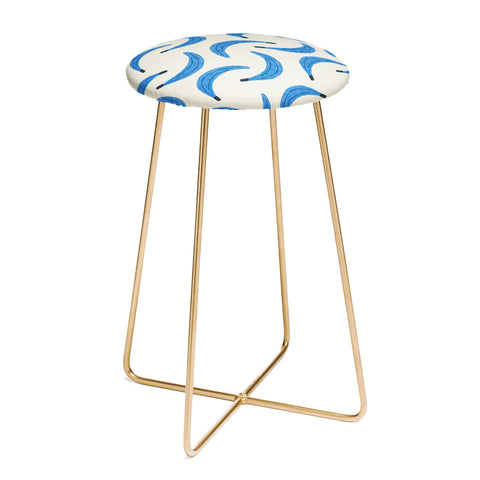 Alisa Galitsyna Blue Bananas Counter Stool
