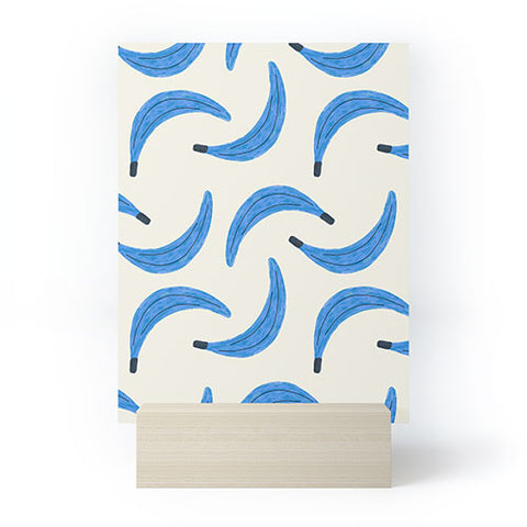 Alisa Galitsyna Blue Bananas Mini Art Print