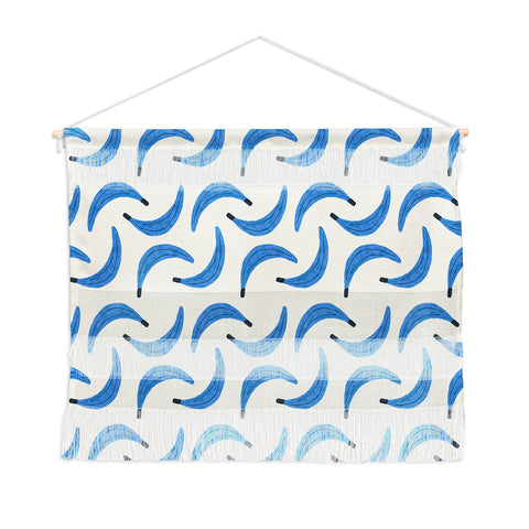 Alisa Galitsyna Blue Bananas Wall Hanging Landscape