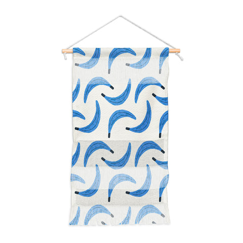 Alisa Galitsyna Blue Bananas Wall Hanging Portrait