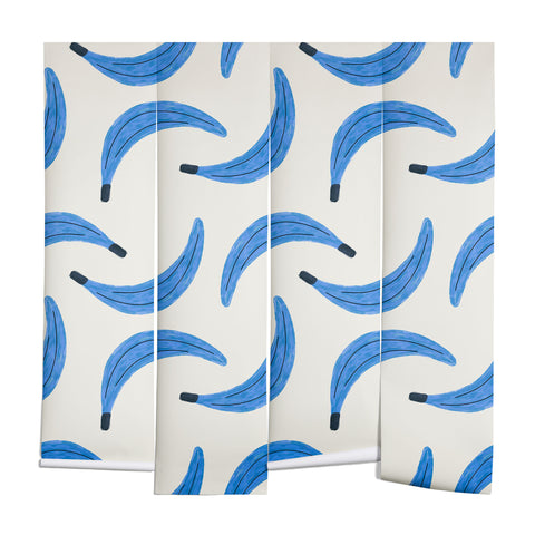 Alisa Galitsyna Blue Bananas Wall Mural