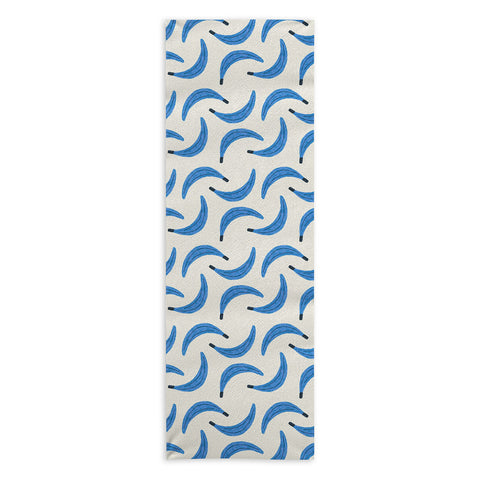 Alisa Galitsyna Blue Bananas Yoga Towel