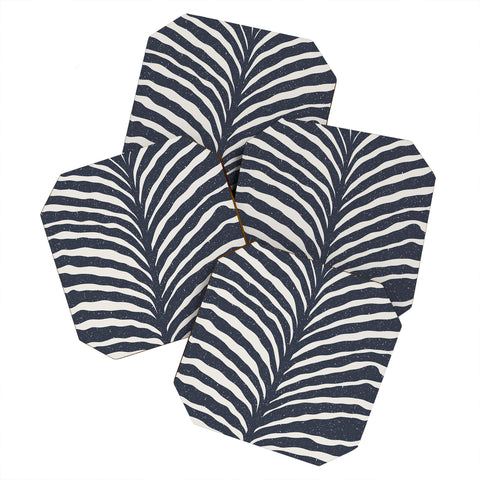 Alisa Galitsyna Blue Plant 1 Coaster Set