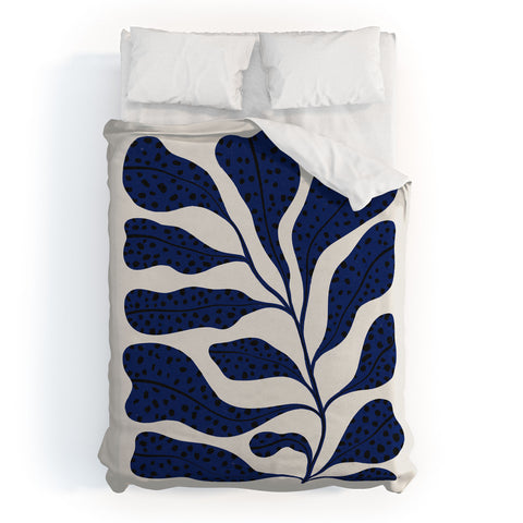 Alisa Galitsyna Blue Plant 2 Duvet Cover