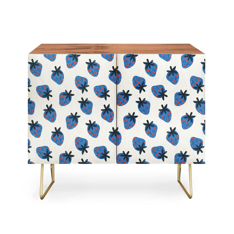 Alisa Galitsyna Blue Strawberries Credenza