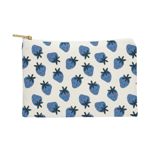 Alisa Galitsyna Blue Strawberries Pouch
