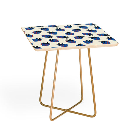 Alisa Galitsyna Blue Strawberries Side Table