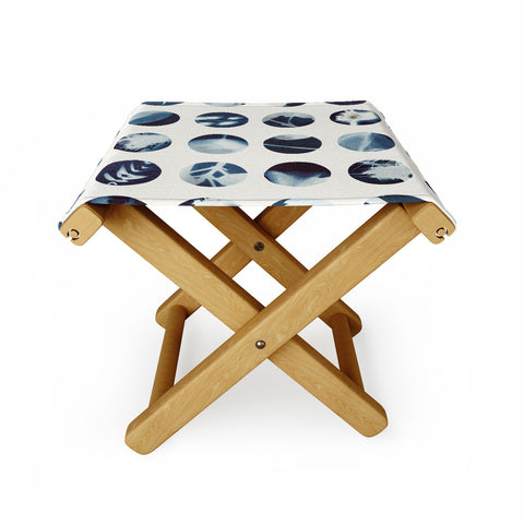 Alisa Galitsyna Botanical Cyanotypes Folding Stool