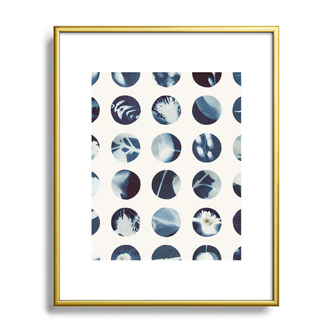 Alisa Galitsyna Botanical Cyanotypes Metal Framed Art Print