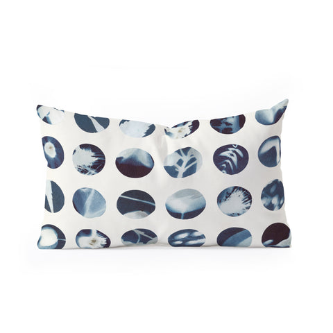 Alisa Galitsyna Botanical Cyanotypes Oblong Throw Pillow