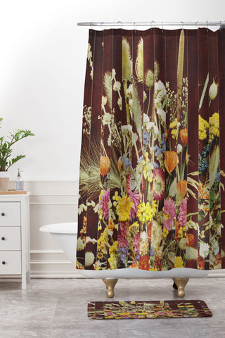 Alisa Galitsyna Bunch of Flowers 1 Shower Curtain And Mat
