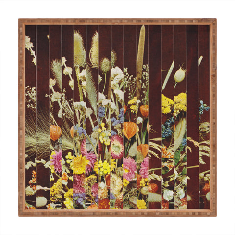 Alisa Galitsyna Bunch of Flowers 1 Square Tray
