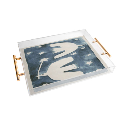 Alisa Galitsyna Celestial Birds V2 Acrylic Tray