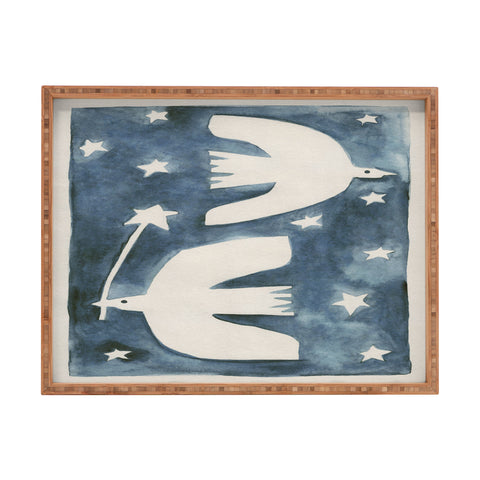 Alisa Galitsyna Celestial Birds V2 Rectangular Tray