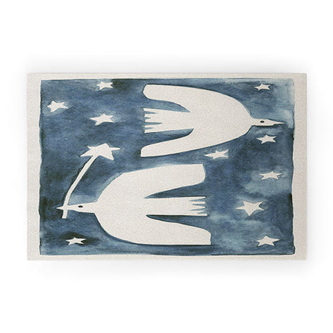 Alisa Galitsyna Celestial Birds V2 Welcome Mat