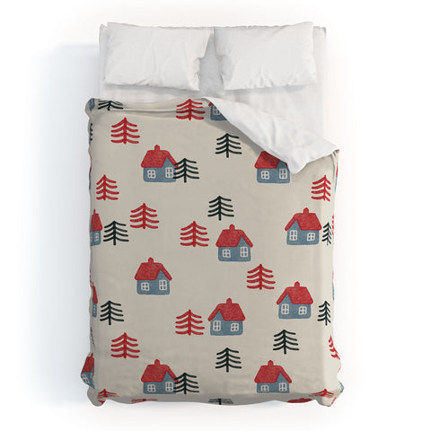 Alisa Galitsyna Christmas Eve Duvet Cover