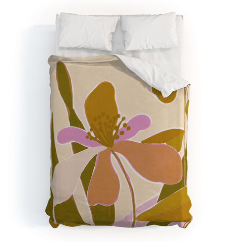 Alisa Galitsyna Colorful Iris Flowers Duvet Cover