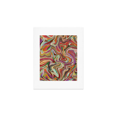 Alisa Galitsyna Colorful Liquid Swirl Art Print
