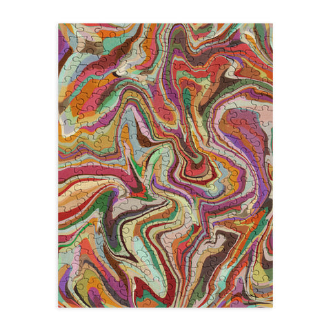 Alisa Galitsyna Colorful Liquid Swirl Puzzle
