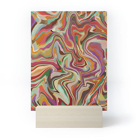 Alisa Galitsyna Colorful Liquid Swirl Mini Art Print