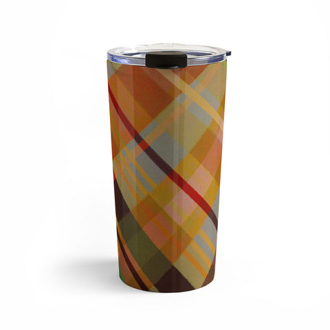 Alisa Galitsyna Colorful Plaid 2 Travel Mug