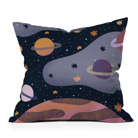 Alisa Galitsyna Cosmos 3 Outdoor Throw Pillow
