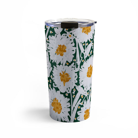 Alisa Galitsyna Daisy Pattern Travel Mug