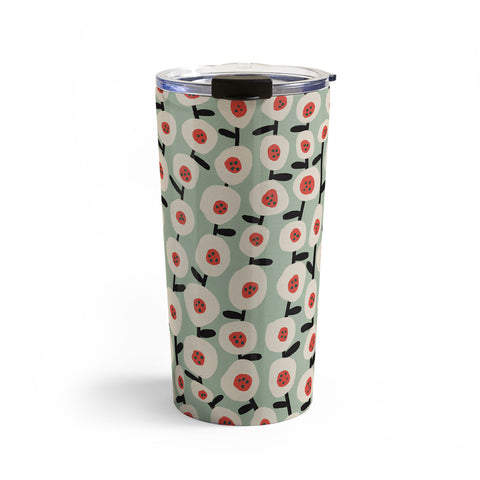 Alisa Galitsyna Dots and Flowers 1 Travel Mug