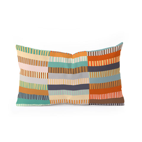 Alisa Galitsyna Fall Grandmothers Quilt I Oblong Throw Pillow