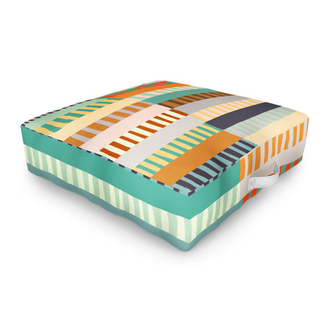 Alisa Galitsyna Fall Grandmothers Quilt I Outdoor Floor Cushion