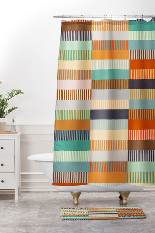 Alisa Galitsyna Fall Grandmothers Quilt I Shower Curtain And Mat