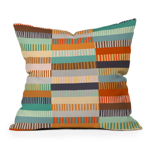 Alisa Galitsyna Fall Grandmothers Quilt I Outdoor Throw Pillow