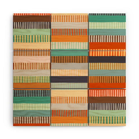 Alisa Galitsyna Fall Grandmothers Quilt I Wood Wall Mural