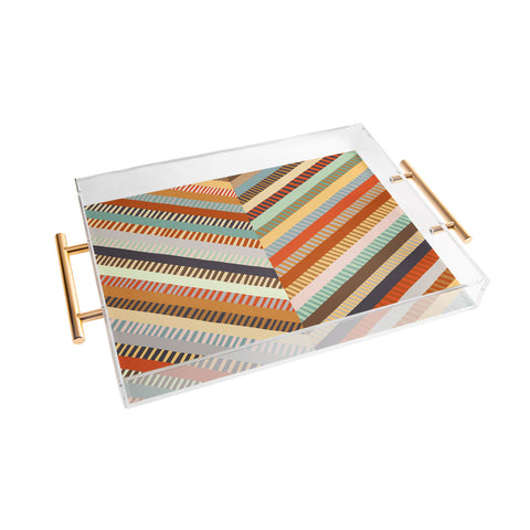 Alisa Galitsyna Fall Grandmothers Quilt II Acrylic Tray