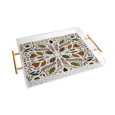 Alisa Galitsyna Fall Pattern II Acrylic Tray