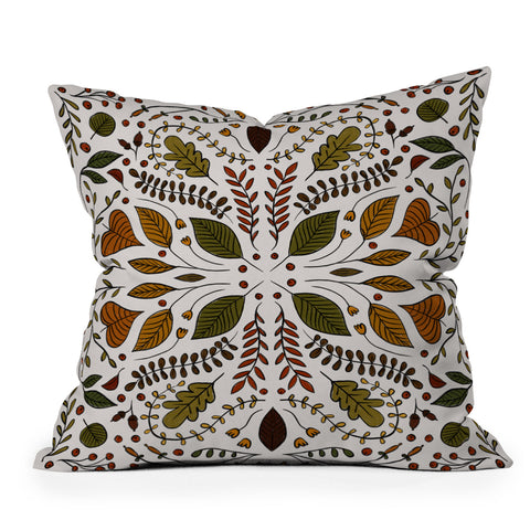 Alisa Galitsyna Fall Pattern II Outdoor Throw Pillow