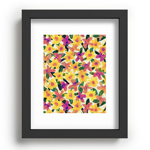 Alisa Galitsyna Fall Watercolor Garden Recessed Framing Rectangle