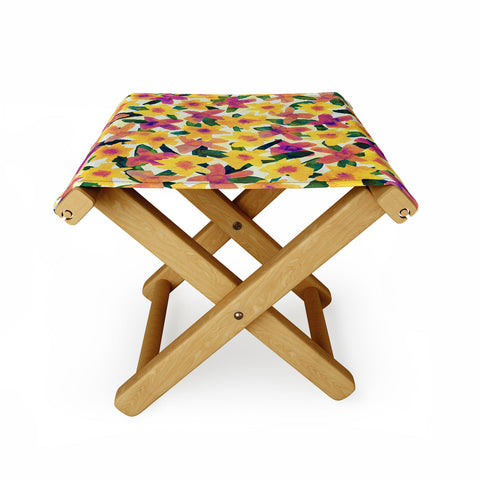 Alisa Galitsyna Fall Watercolor Garden Folding Stool