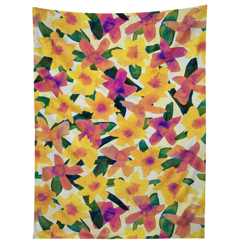 Alisa Galitsyna Fall Watercolor Garden Tapestry