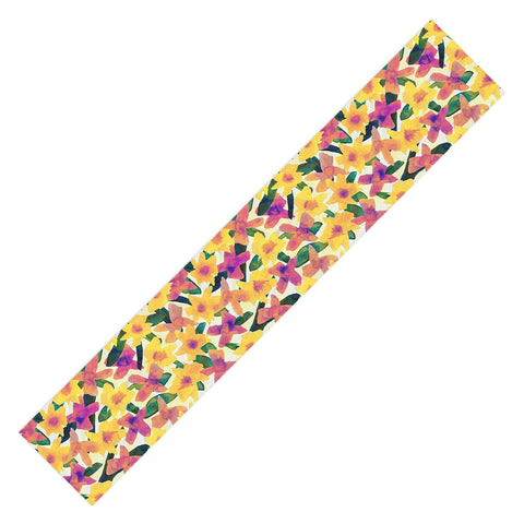 Alisa Galitsyna Fall Watercolor Garden Table Runner