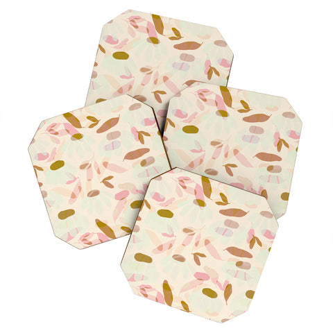 Alisa Galitsyna Floral Shadows II Coaster Set
